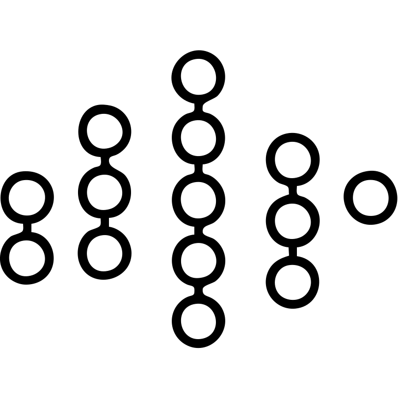 Голосовая волна кружками emoji