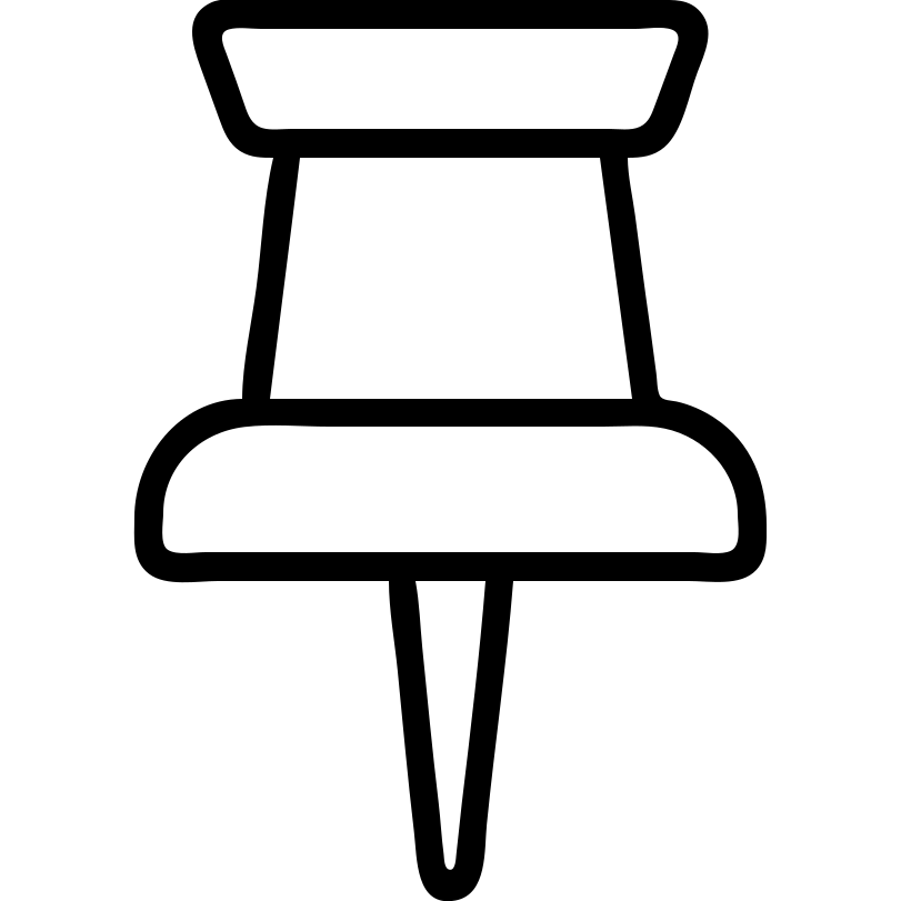 канцелярская кнопка (пушпин) emoji