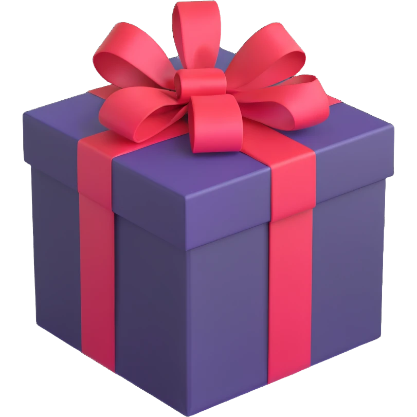 gift box with ribbon emoji