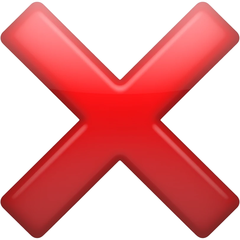 Минус красный emoji