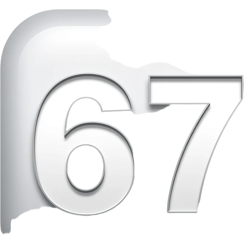 67 mem emoji