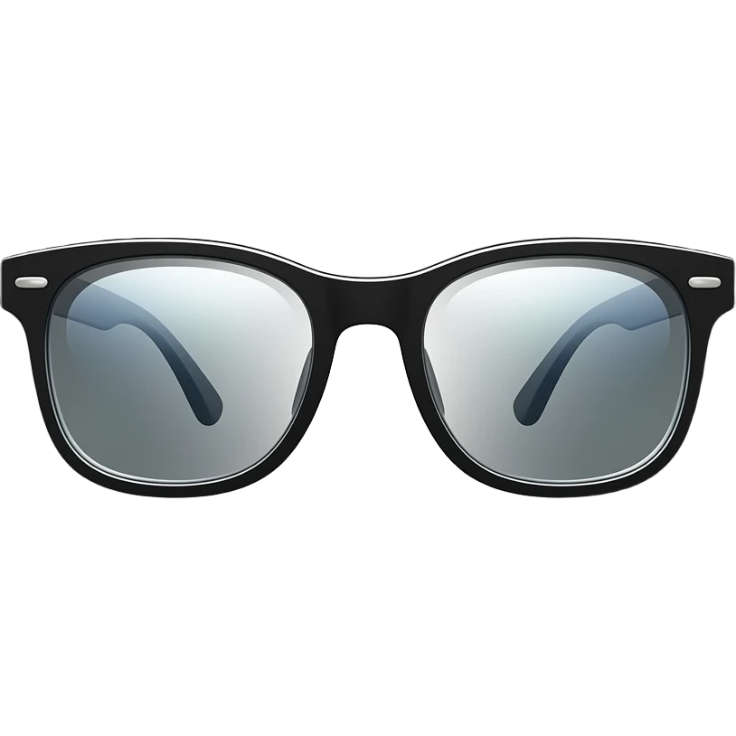 Minimal black background, a single floating eyeglasses emoji 👓 centered in the frame, cinematic lighting, ultra clean composition, modern aesthetic, soft glow, high contrast, moody atmosphere, premium digital art style, subtle reflections, dark ambient shadows, 4K, minimalist wallpaper style emoji