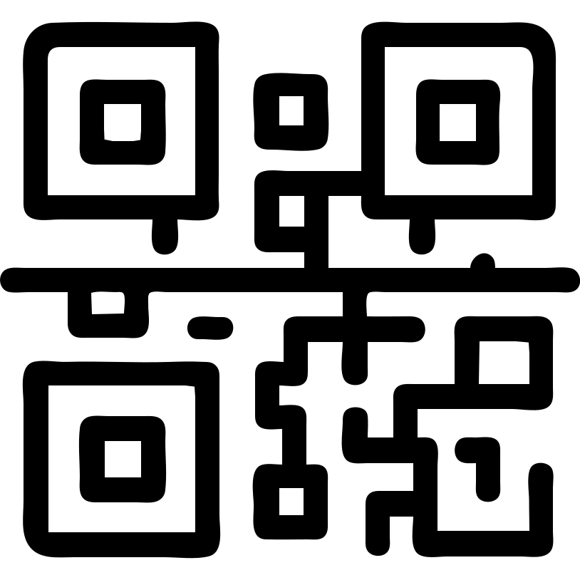 QR code icon with a scan line effect emoji
