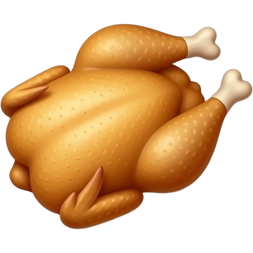 plato con pollo emoji