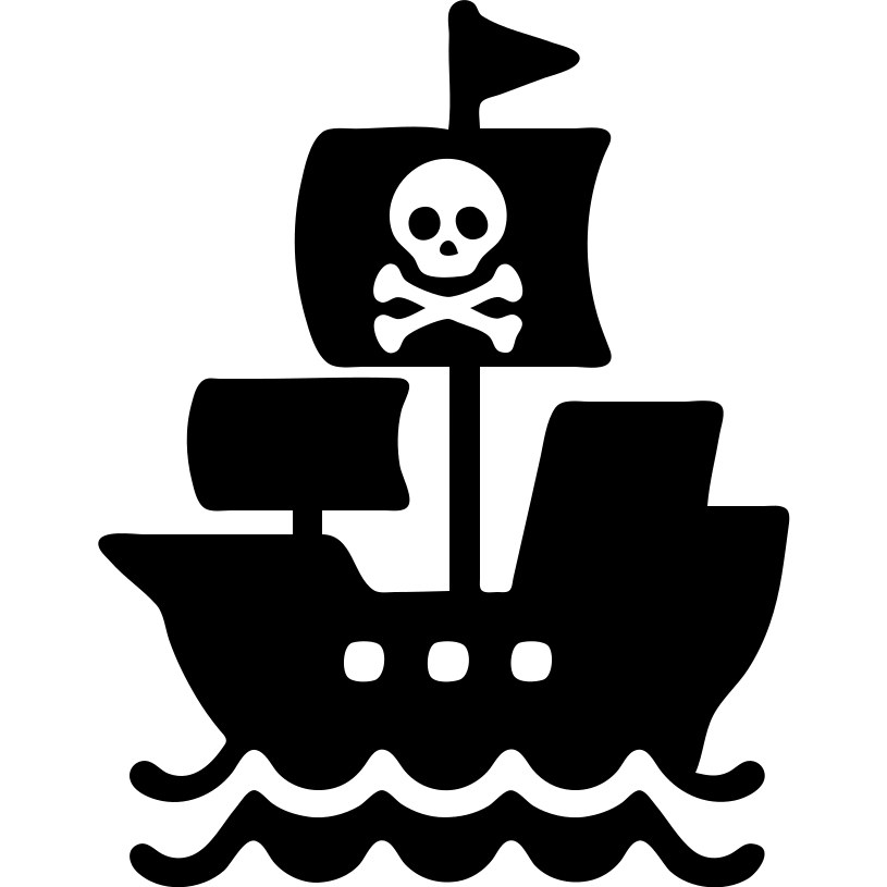 pirate ship emoji