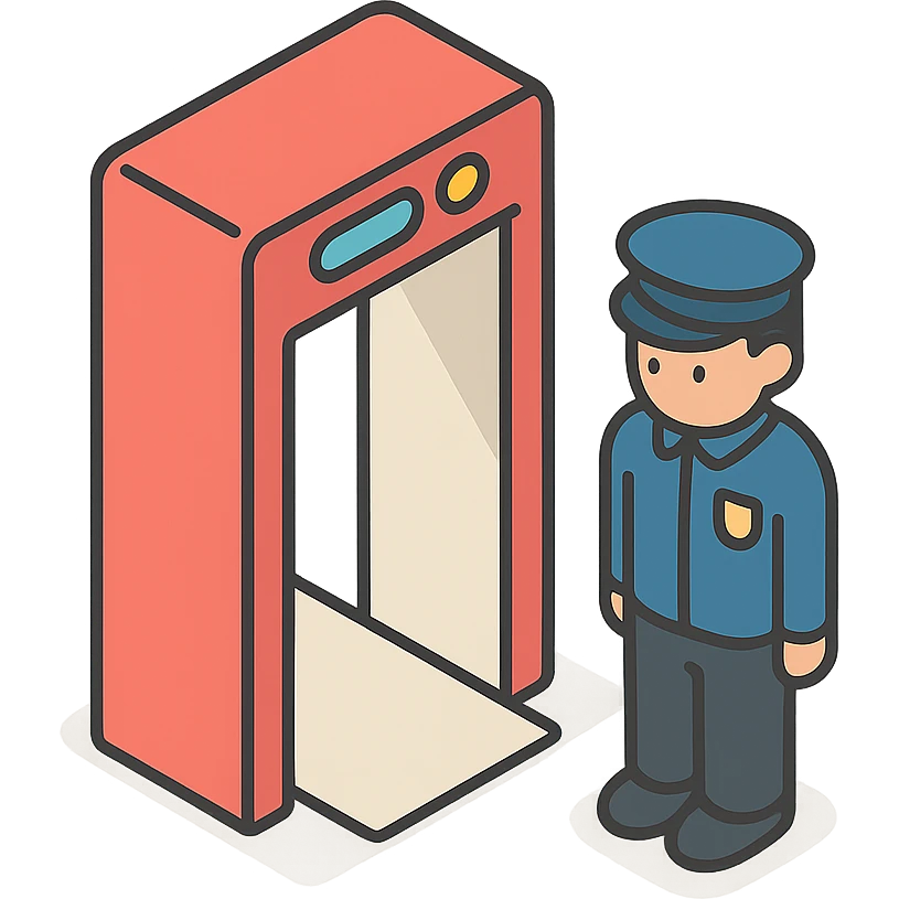 airport security emoji