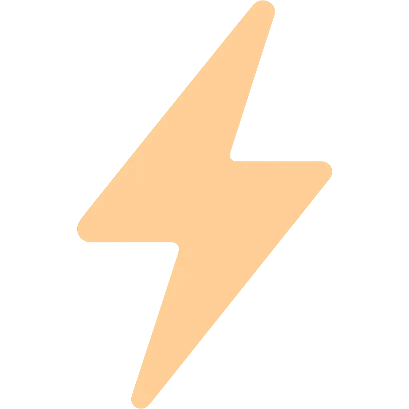 apricot lightning emoji