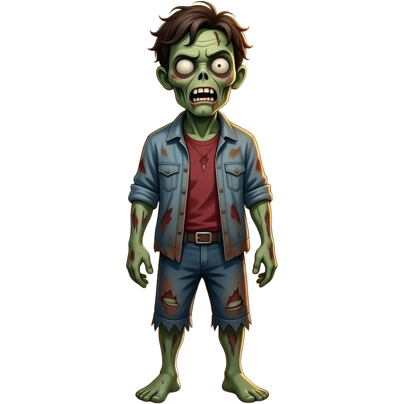 zombie on a beach emoji