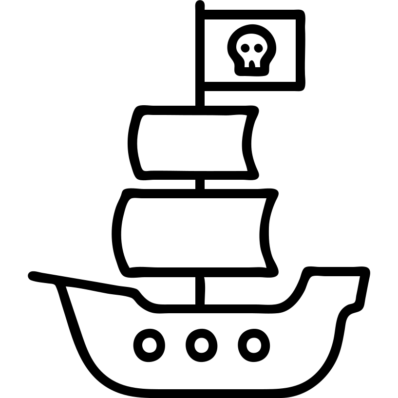 pirate ship emoji