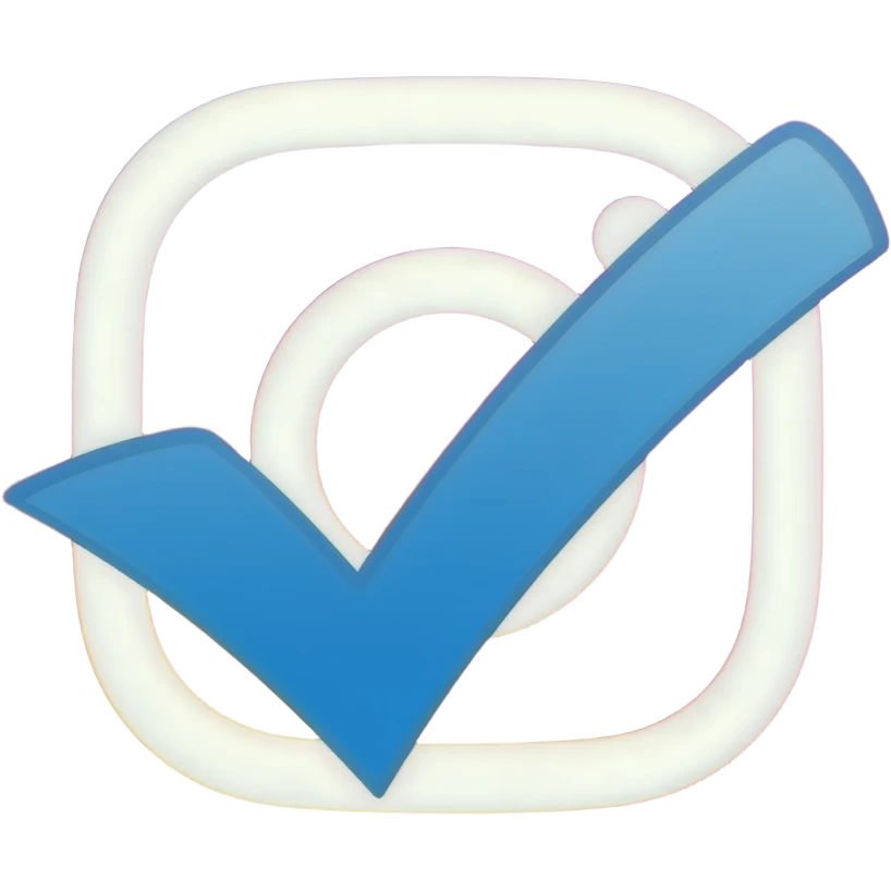 Instagram verified tick emoji