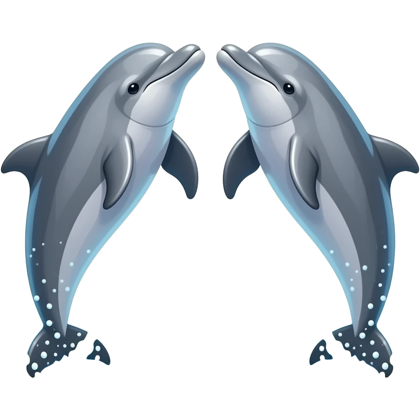 Dolphin show emoji