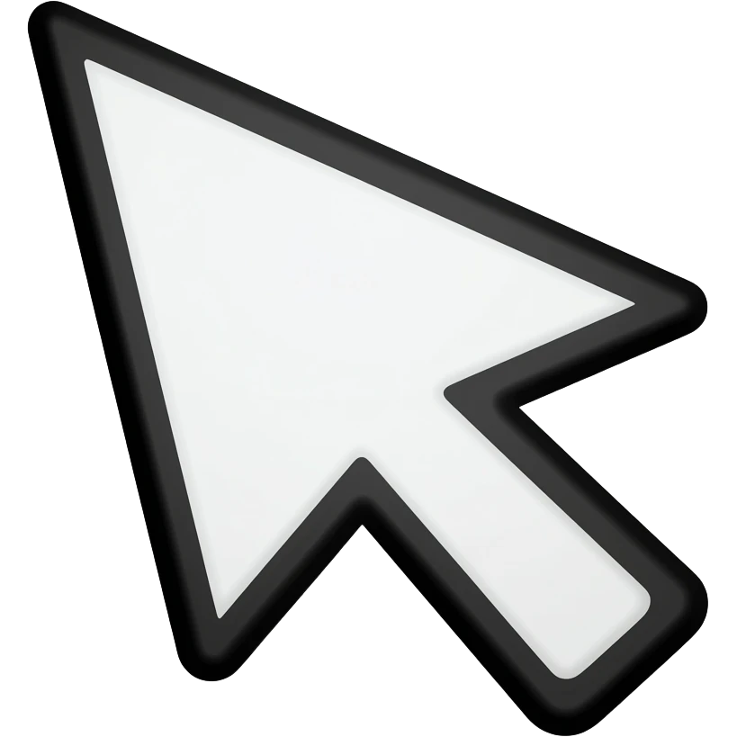 white cursor emoji