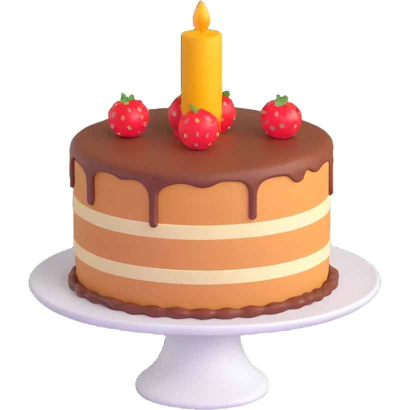 торт используй референс emoji