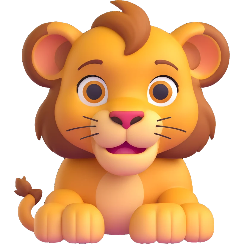 Simba from The Lion King emoji