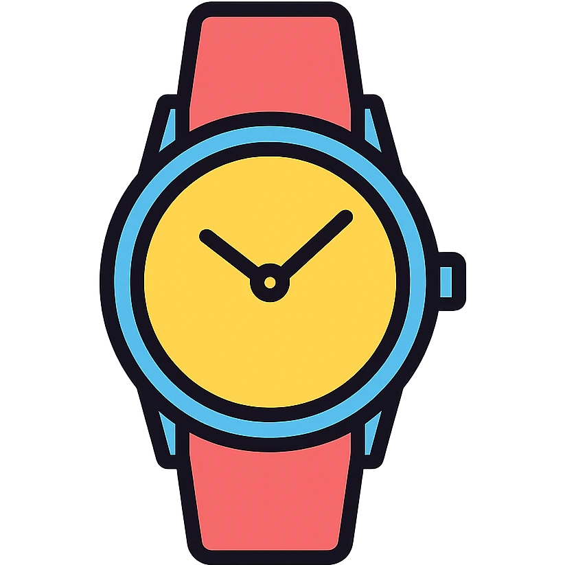 a watch emoji