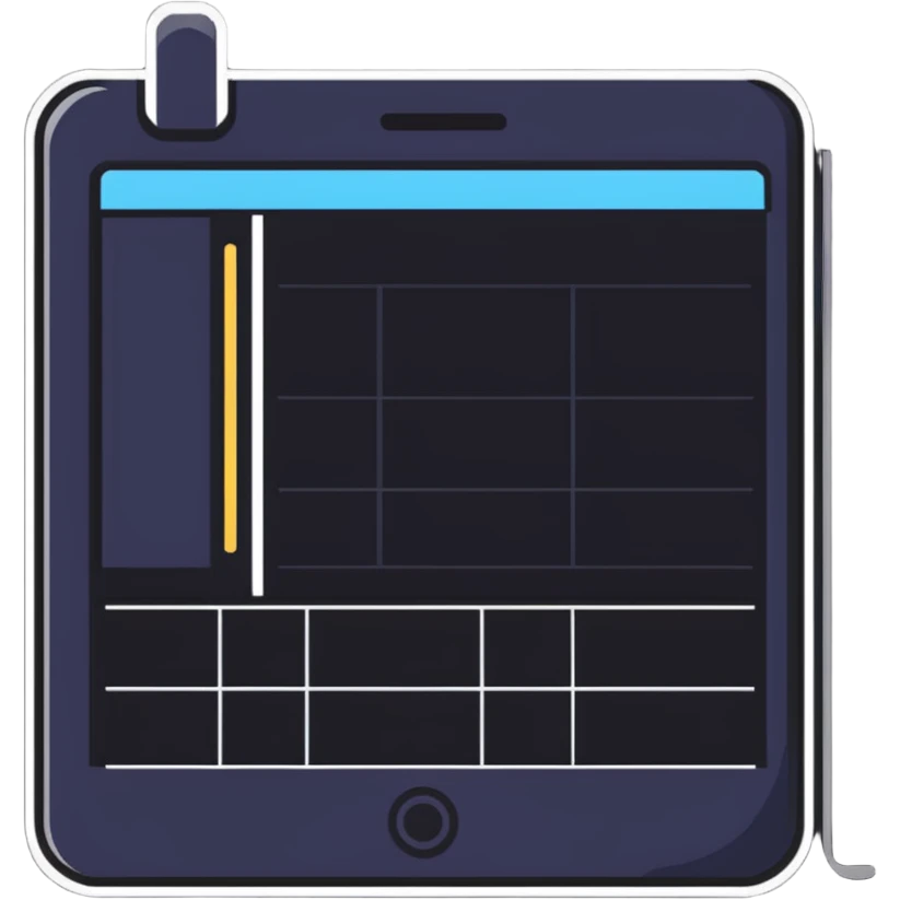 music scheduling app interface emoji