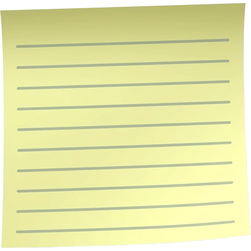 Sticky notes emoji