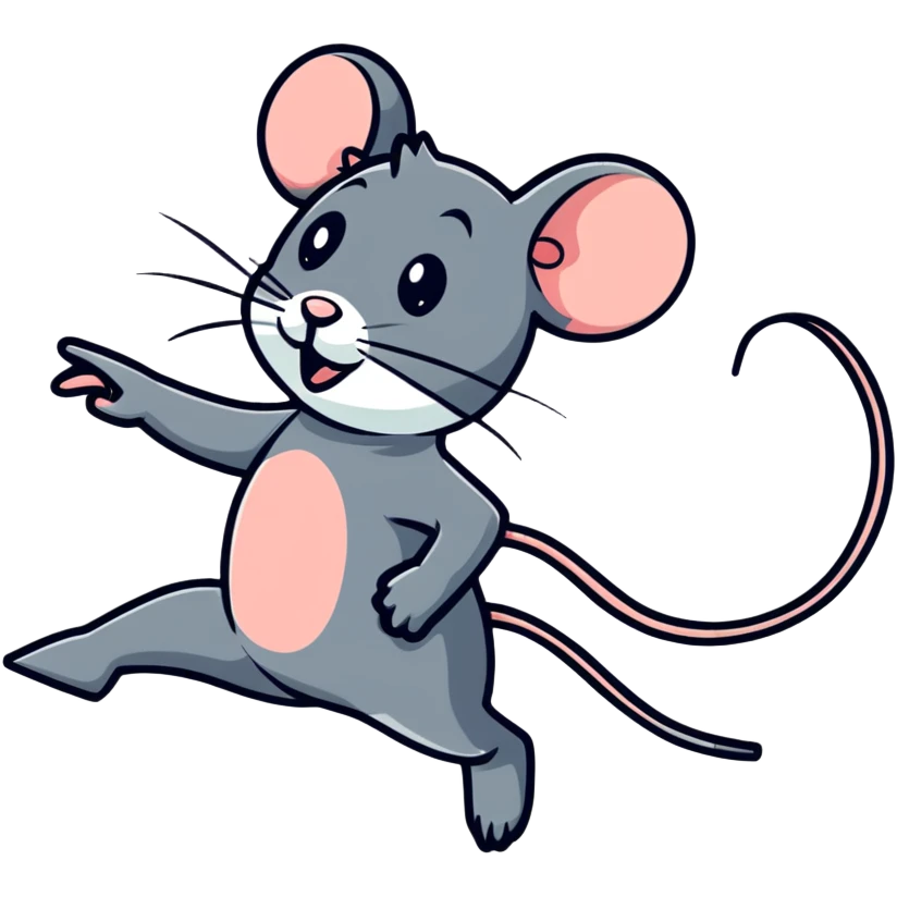 dancing mouse emoji