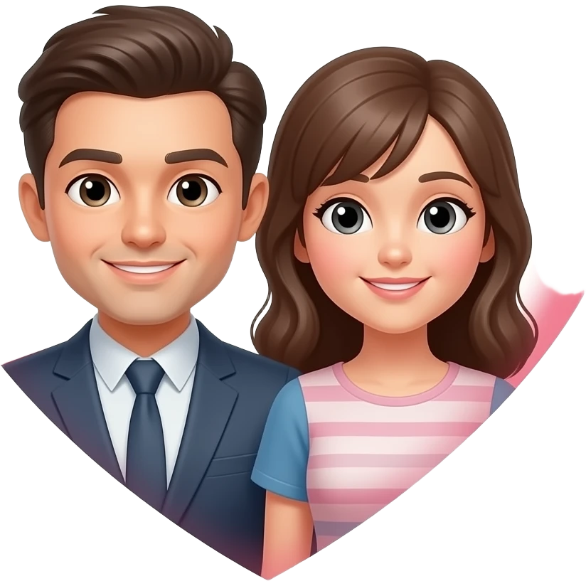 Heart inside couple emoji