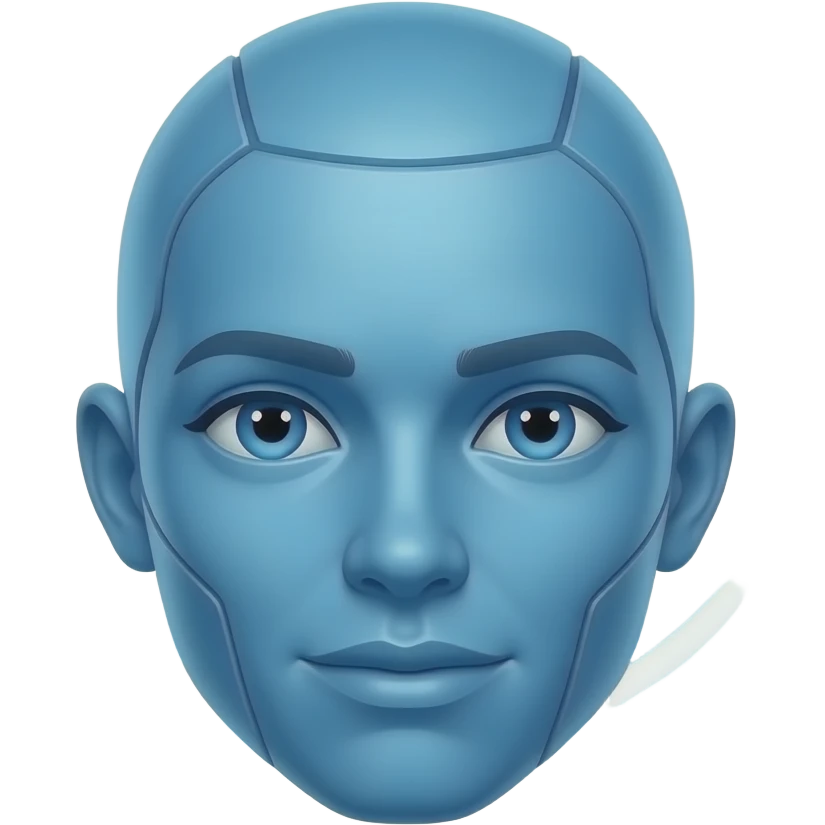 cortana hologram halo head digitized emoji