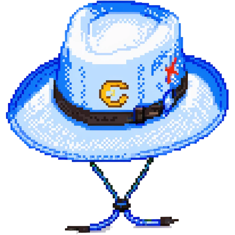 Синяя спортивная панамка со шнурком и надписью SPACEME, no background emoji