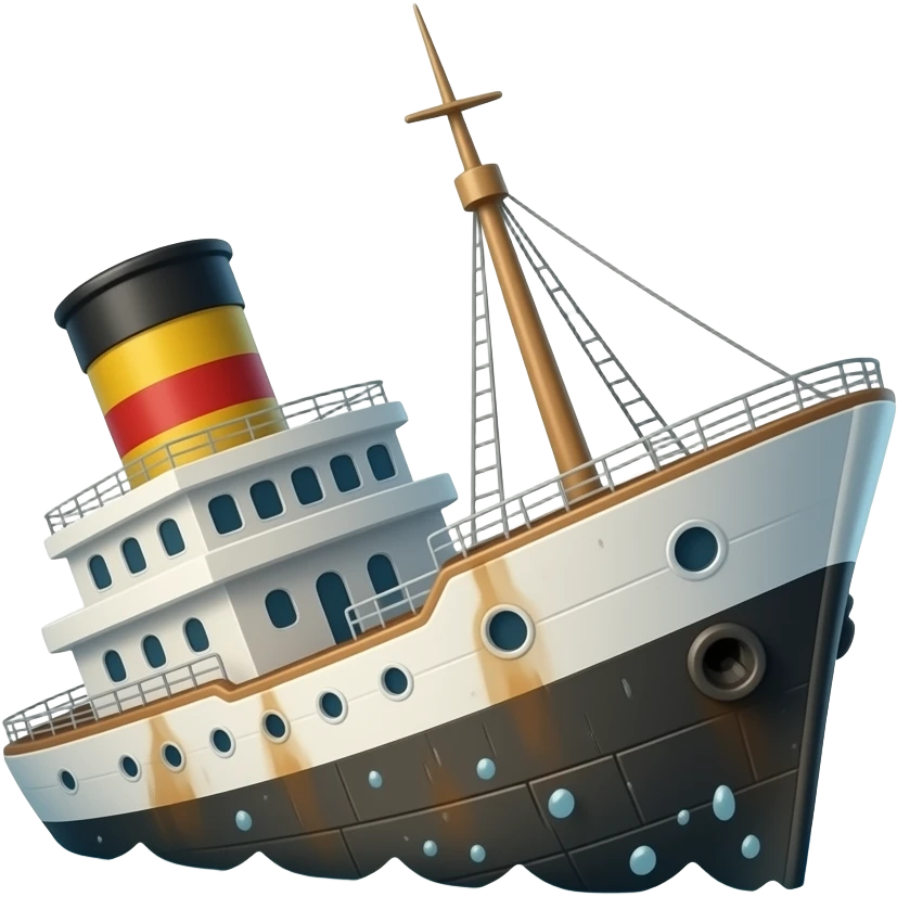 Sink ship emoji