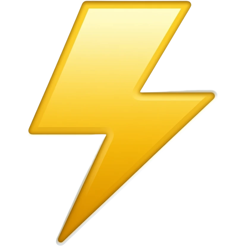 lightning emoji
