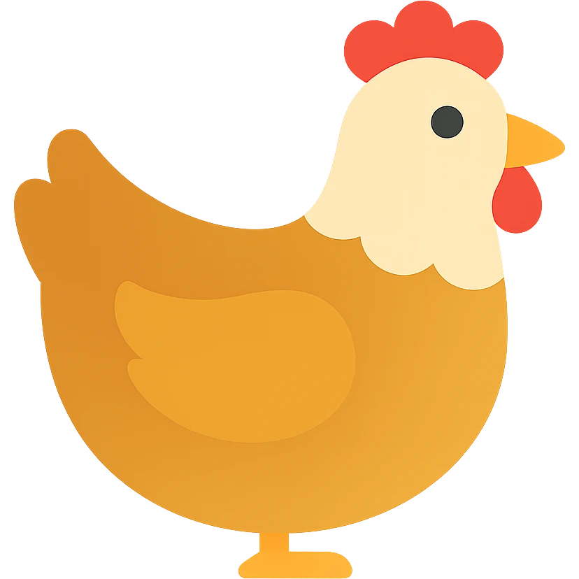 Hen emoji