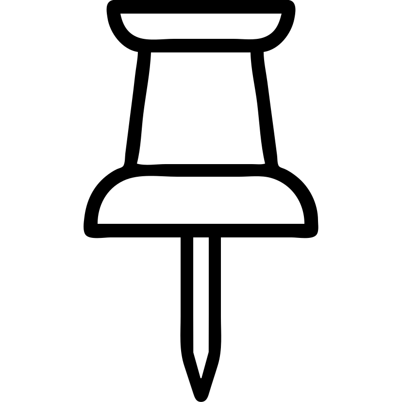канцелярская кнопка (пушпин) emoji