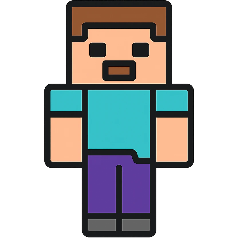 Minecraft character emoji