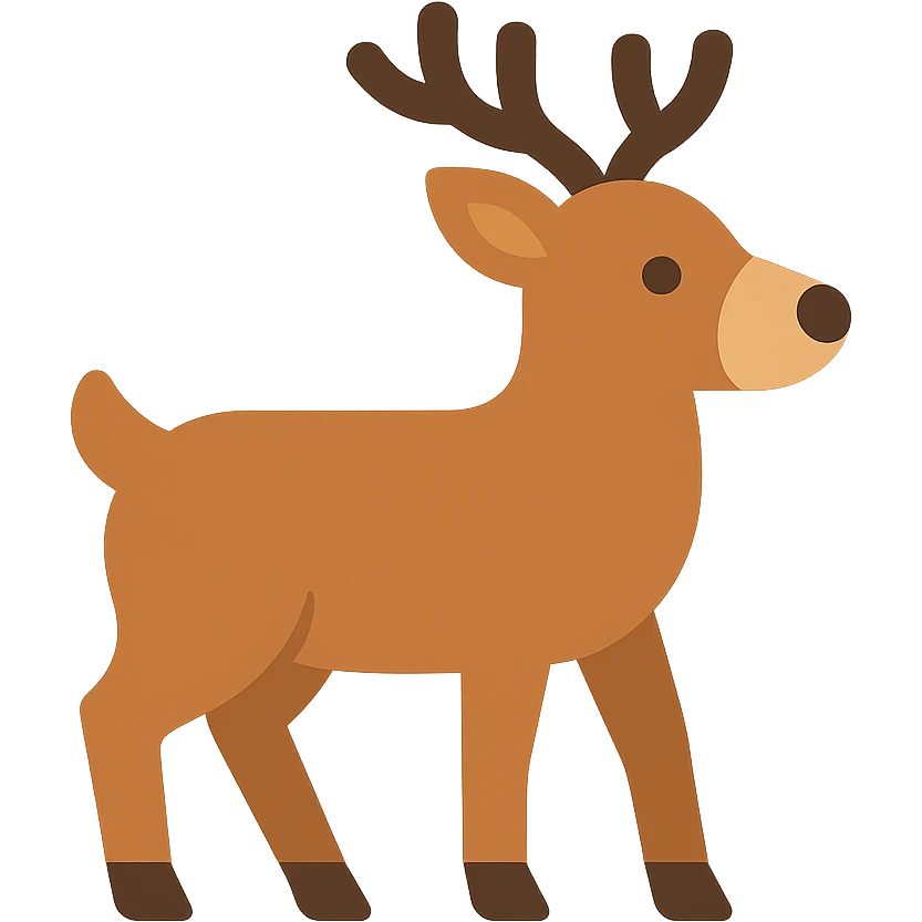 Reindeer emoji