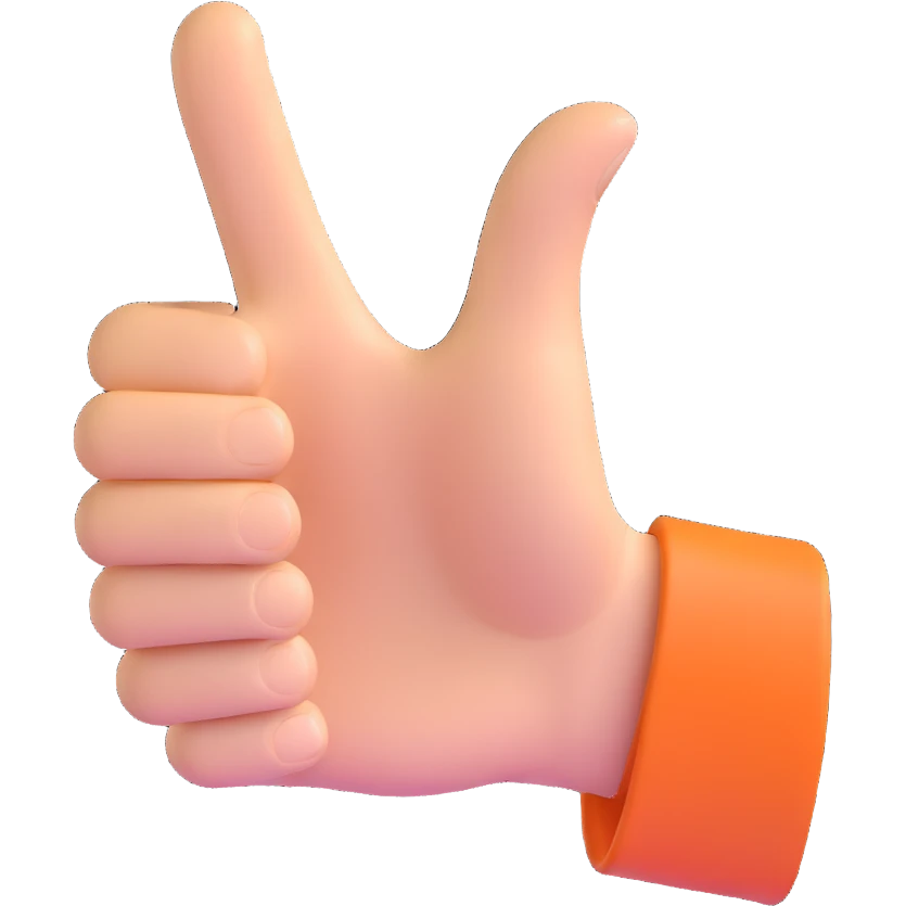 thumbs up emoji