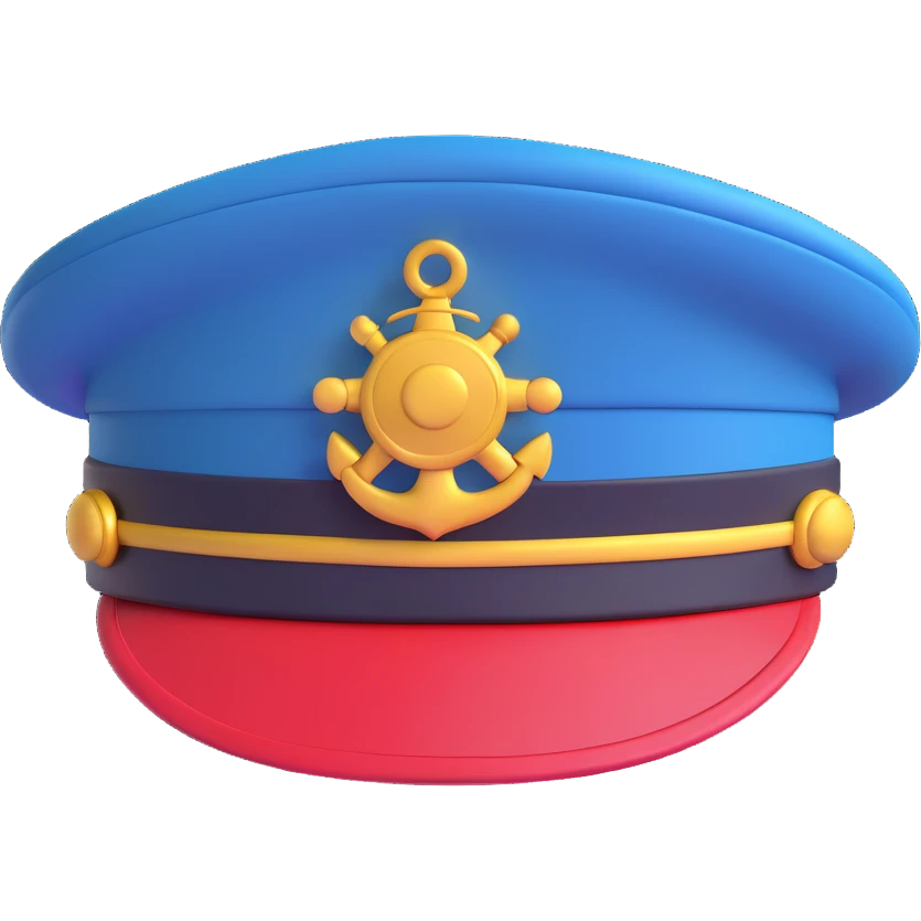 captain hat emoji