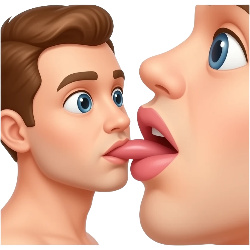 Делает минет emoji