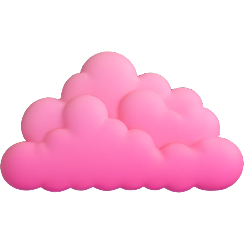 pink cloud emoji