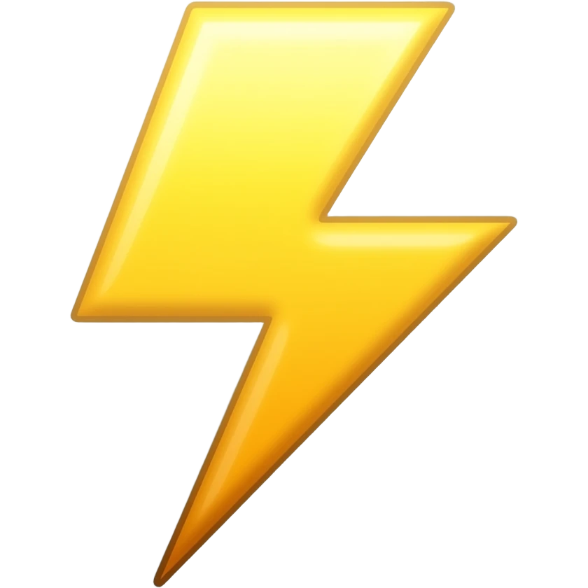 lightning emoji