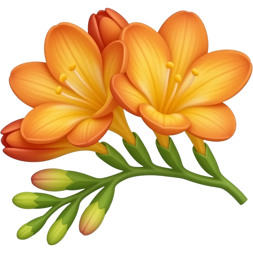 freesia flower emoji