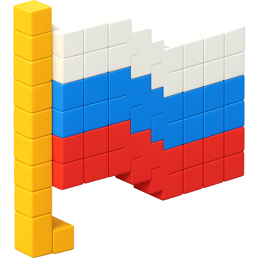 русский флаг, no background emoji