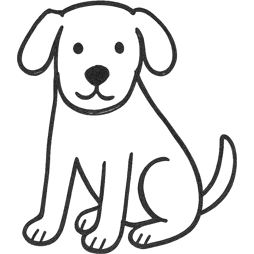 a dog emoji