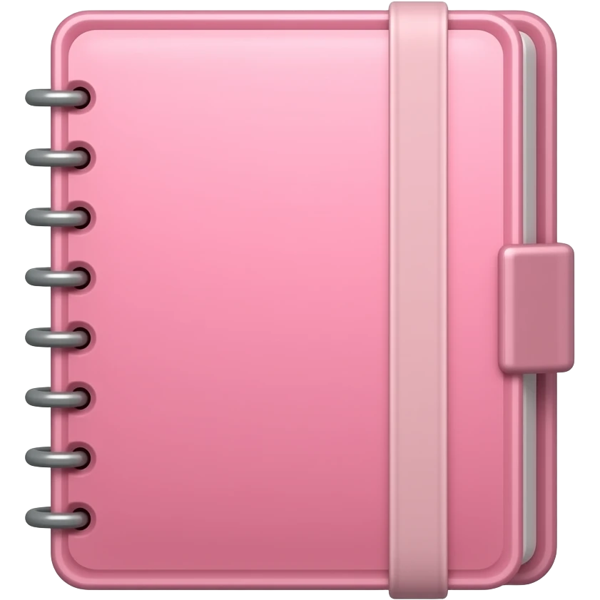 pink notebookS emoji