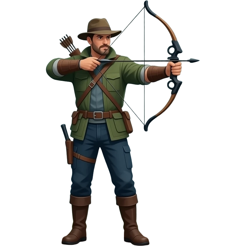 Hunting emoji