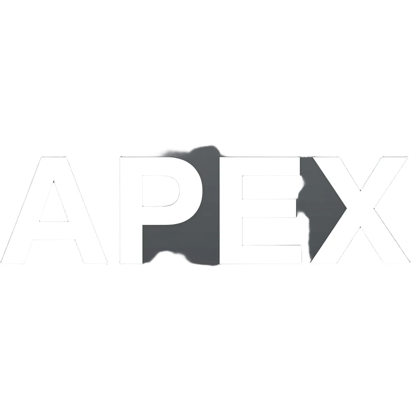 напиши [APEX] на темно-сером фоне emoji