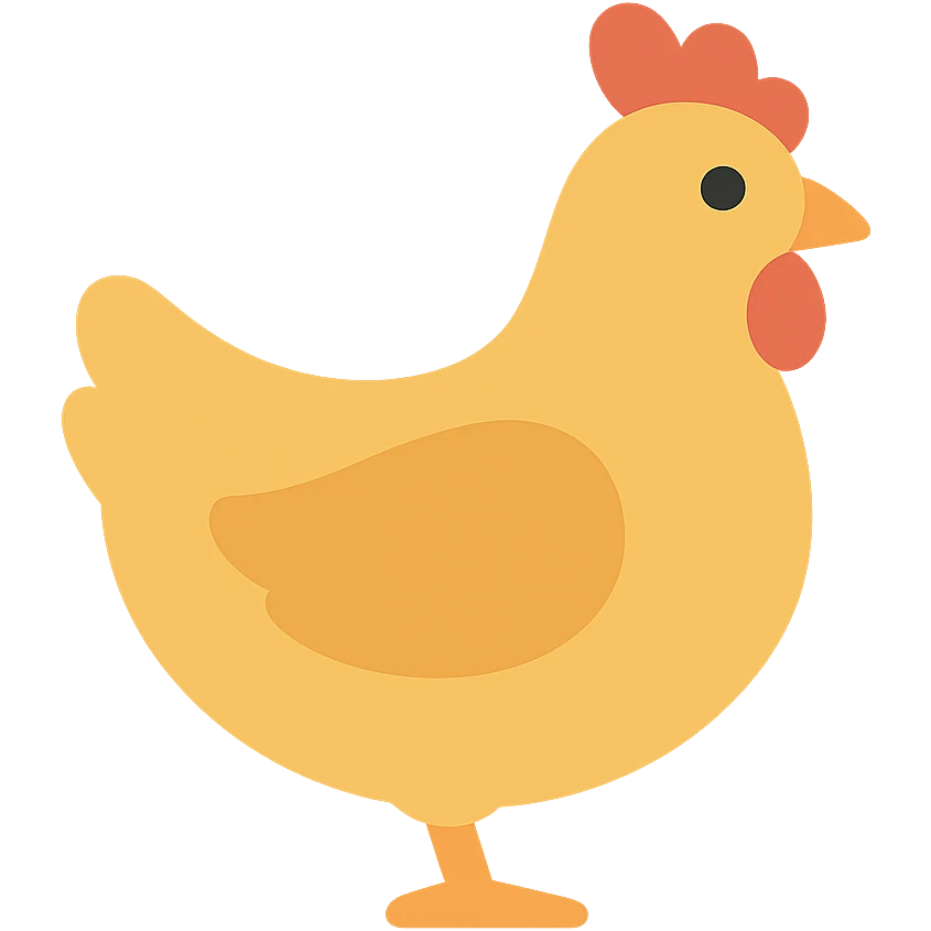 Hen emoji