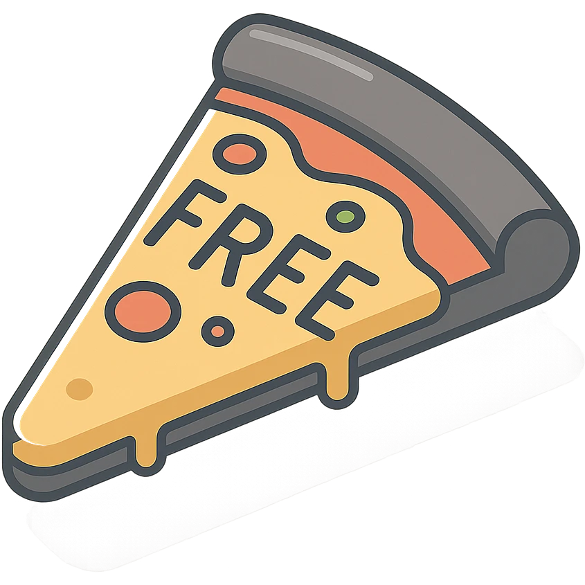 free pizza emoji