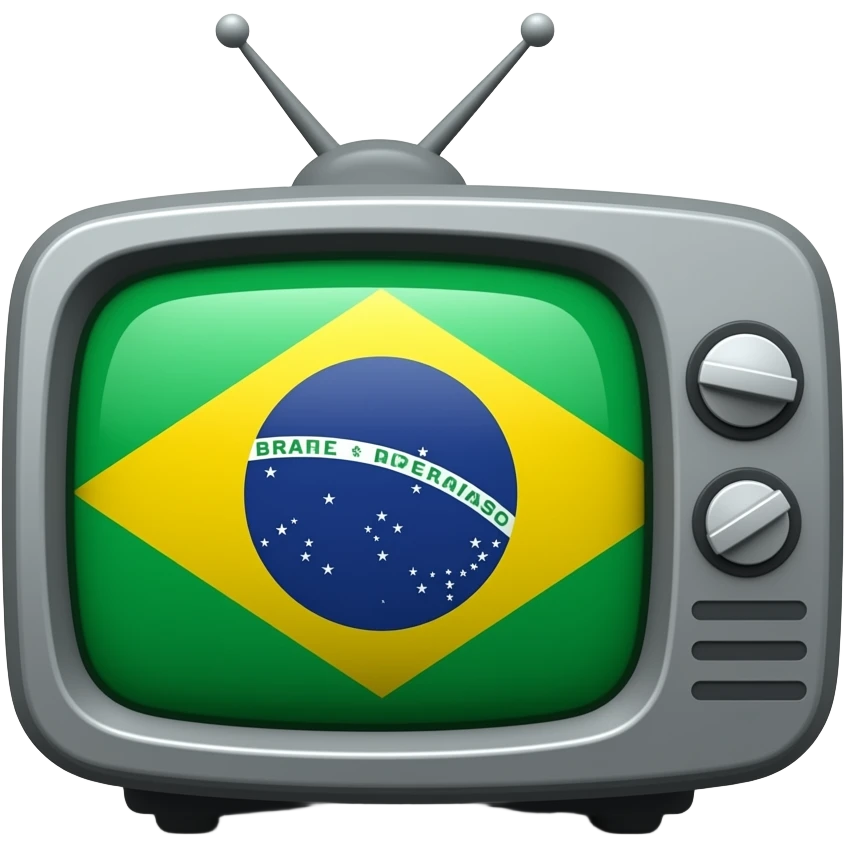 Tv Brasil animada logo emoji