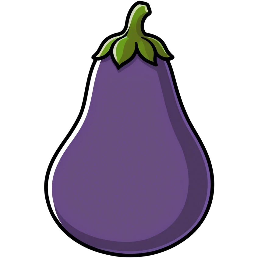 eggplant emoji