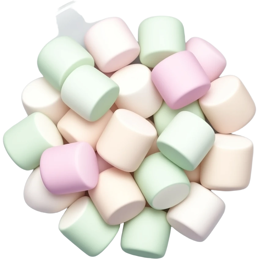 Marshmallows plate emoji