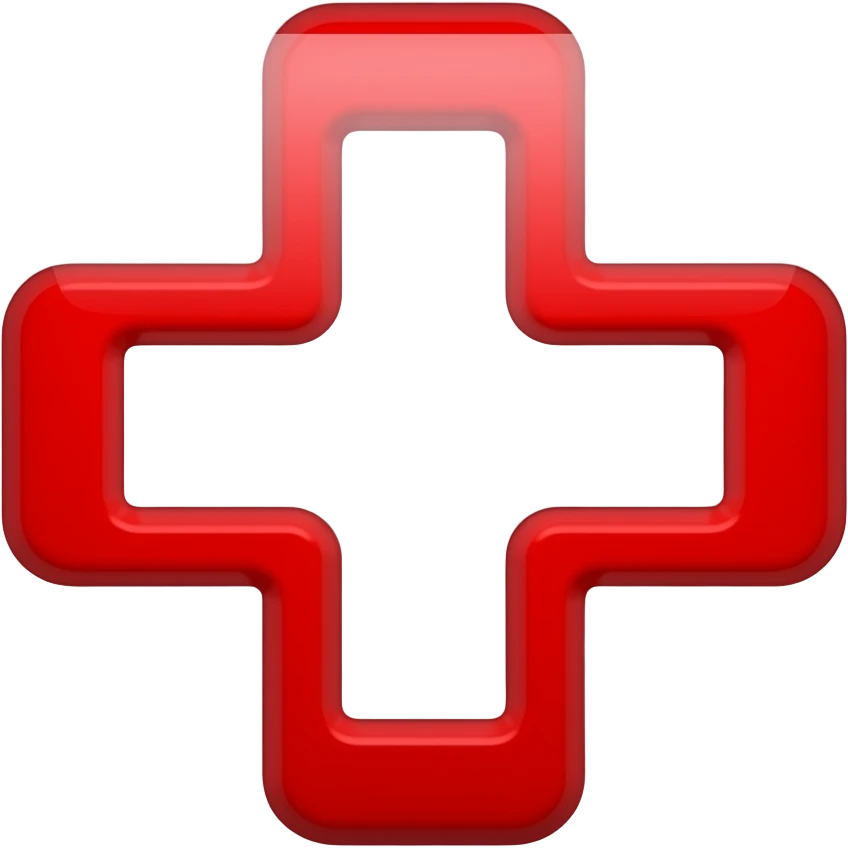 red cross icon emoji
