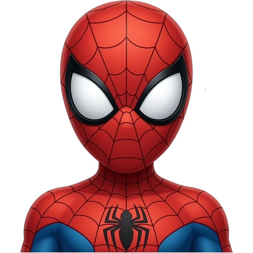 i want you to make a emoji spider-man that make him says i am the hero ...