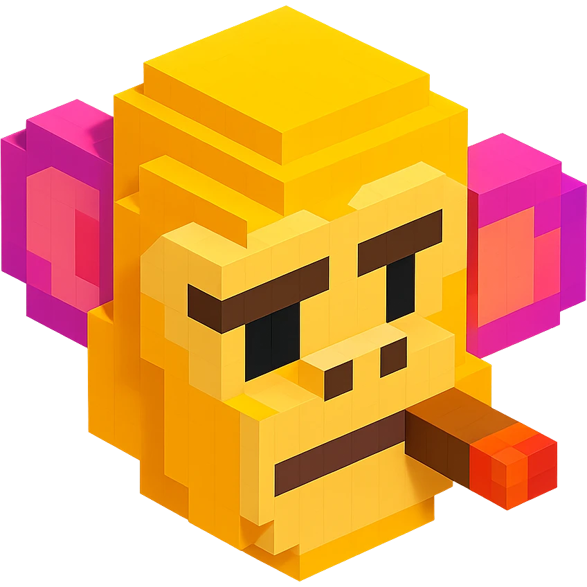 monkey with cigar emoji
